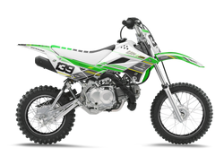 Kawasaki Herman Green Graphic Kit - KK KXF KDX KLX Models | All Years