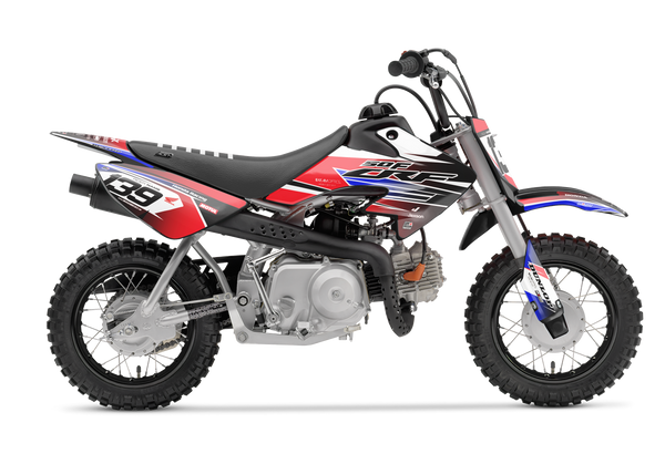 Honda Wings Red Graphic Kit - CRF CR XR Models | All Years