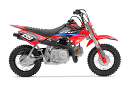 Honda Soul Red Graphic Kit - CRF CR XR Models | All Years