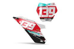 GASGAS Number Background Decals - Combust