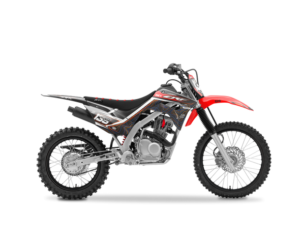 Honda Jam Orange Graphic Kit - CRF CR XR Models | All Years
