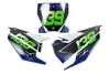 Husqvarna Number Background Decals - Fleet