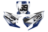 Husqvarna Number Background Decals - Fleet