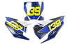 Husqvarna Number Background Decals - Fleet