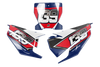 Husqvarna Number Background Decals - Fleet