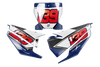 Husqvarna Number Background Decals - Fleet