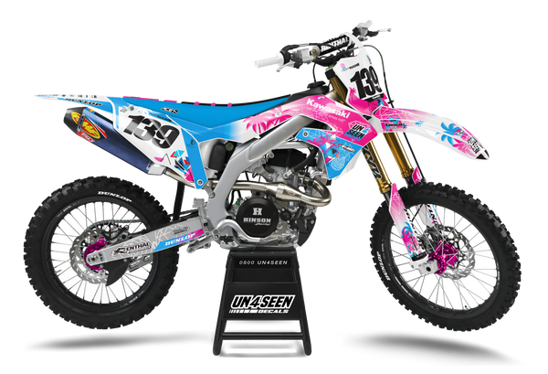 Kawasaki Happy Palms Graphic Kit - KK KXF KDX KLX Models | All Years