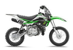 Kawasaki Freak Green Graphic Kit - KK KXF KDX KLX Models | All Years