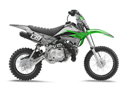 Kawasaki Robotic Green Graphic Kit - KK KXF KDX KLX Models | All Years