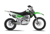 KLX140 Graphics Kit - Frek Green