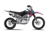 KLX140 Graphics Kit - Robotic Pink