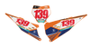 KTM Number Background Decals - Alpha
