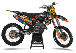 KTM Kar Orange Graphic Kit - SX SXF XC XCF EXC EXCF Models | All Years