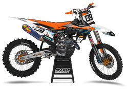 KTM Spear Orange Graphic Kit - SX SXF XC XCF EXC EXCF Models | All Years