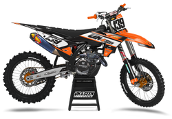 KTM Dab Orange Graphic Kit - SX SXF XC XCF EXC EXCF Models | All Years