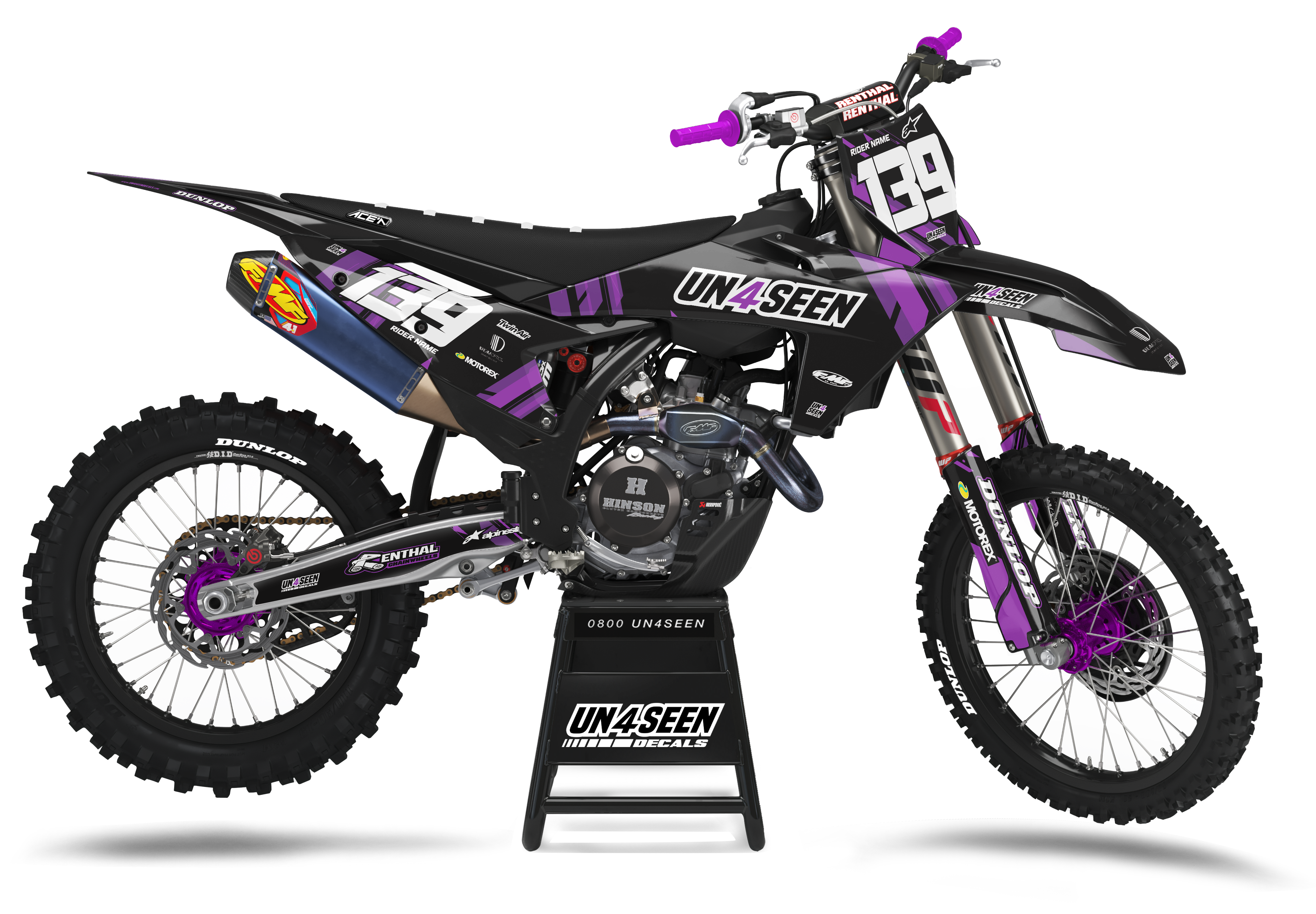 KTM Graphics Kit - May Purple