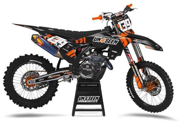 KTM May Orange Graphic Kit - SX SXF XC XCF EXC EXCF Models | All Years
