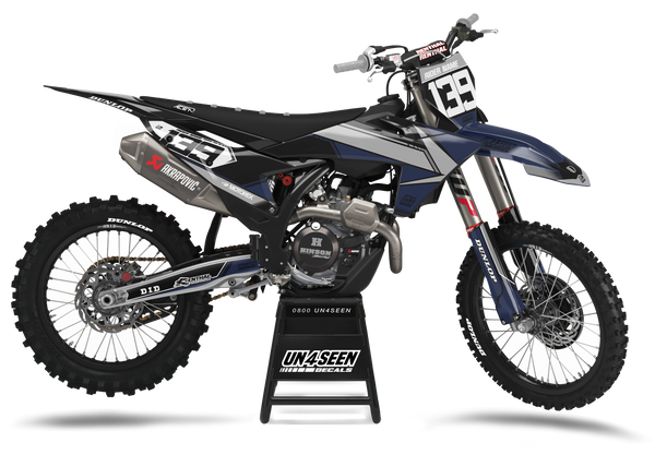KTM Minimum Navy Graphic Kit - SX SXF XC XCF EXC EXCF Models | All Years