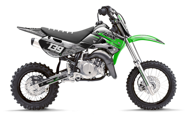 Kawasaki Robotic Green Graphic Kit - KK KXF KDX KLX Models | All Years