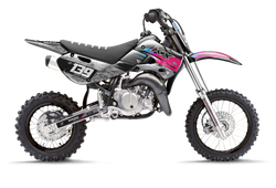 Kawasaki Robotic Pink Graphic Kit - KK KXF KDX KLX Models | All Years