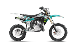 Kawasaki Frek Teal Graphic Kit - KK KXF KDX KLX Models | All Years