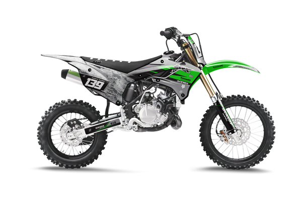 Kawasaki Robotic Green Graphic Kit - KK KXF KDX KLX Models | All Years