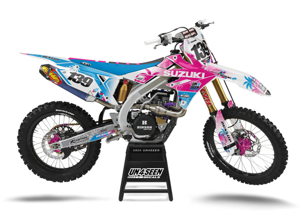 Suzuki Happy Palms Graphic Kit - RMZ RM RMX DR DRZ JR Models | All Years