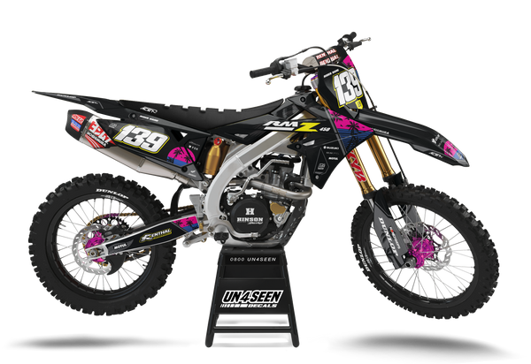Suzuki Summer Pink Graphic Kit - RMZ RM RMX DR DRZ JR Models | All Years