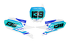 Yamaha Number Background Decals - Elite