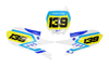 Yamaha Number Background Decals - Elite