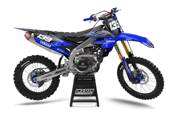 Yamaha Backspace Blue Graphic Kit - YZ YZF WR TTR PW Models | All Years