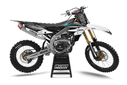 Yamaha Backspace White Graphic Kit - YZ YZF WR TTR PW Models | All Years