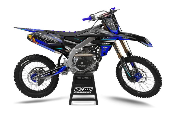 Yamaha Analog Blue Graphic Kit - YZ YZF WR TTR PW Models | All Years
