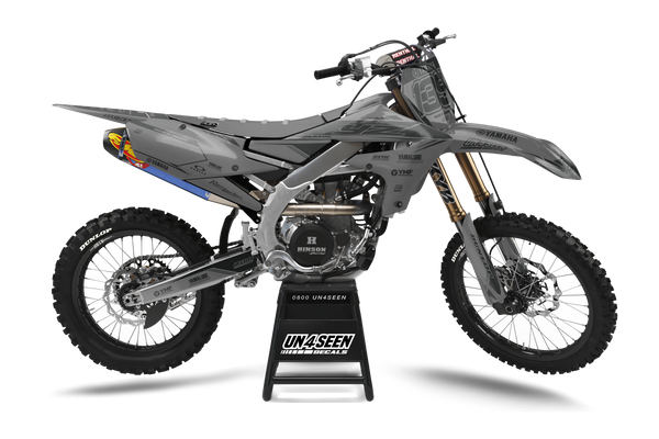 Yamaha Shada Grey Graphic Kit - YZ YZF WR TTR PW Models | All Years