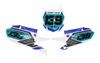 Yamaha Number Background Decals - Vortex