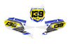Yamaha Number Background Decals - Vortex