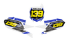 Yamaha Number Background Decals - Vortex