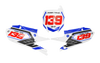 Yamaha Number Background Decals - Vortex