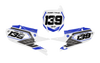 Yamaha Number Background Decals - Vortex