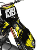 Suzuki Split By Light Graphics Kit -  Yellow Dash