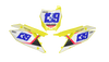 Suzuki Number Background Decals - Thnkbig