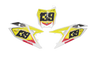 Suzuki Number Background Decals - Ferro