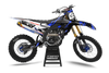 Yamaha Split By Light Graphics Kit -  Blue Dash