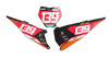 KTM Number Background Decals - Ace