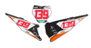 KTM Number Background Decals - Ace