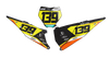 KTM Number Background Decals - Ace