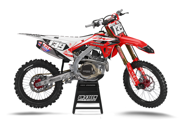 Honda Twist Red Graphic Kit - CRF CR XR Models | All Years
