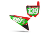 Honda Number Background Decals - Luck