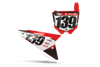 Honda Number Background Decals - Luck