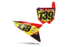 Honda Number Background Decals - Luck